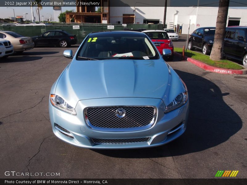 Crystal Blue Metallic / Navy/Ivory 2012 Jaguar XJ XJ