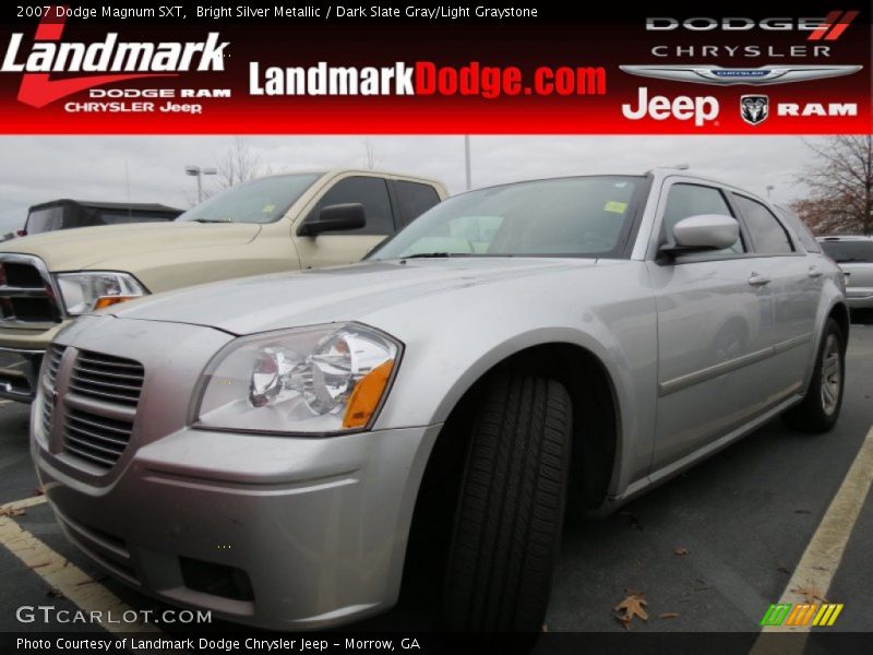 Bright Silver Metallic / Dark Slate Gray/Light Graystone 2007 Dodge Magnum SXT