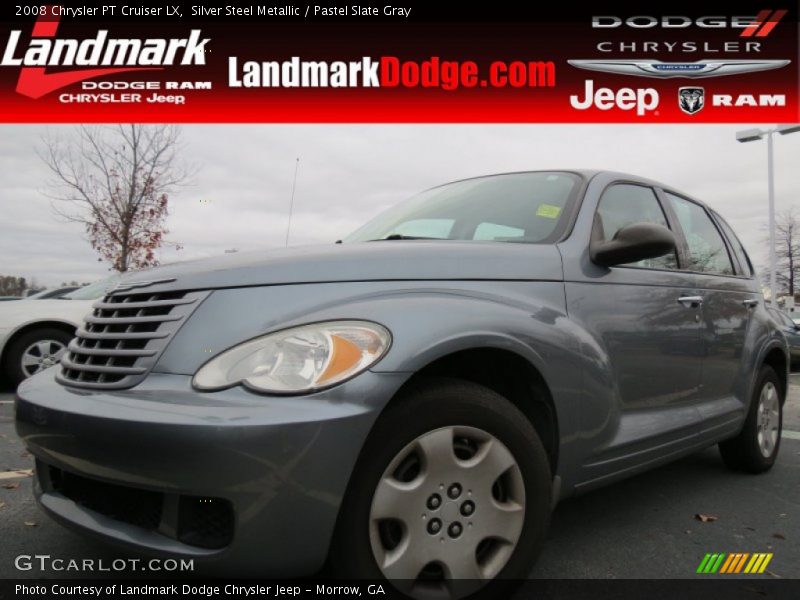 Silver Steel Metallic / Pastel Slate Gray 2008 Chrysler PT Cruiser LX