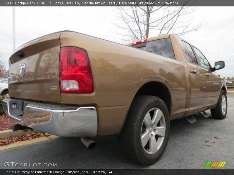 Saddle Brown Pearl / Dark Slate Gray/Medium Graystone 2011 Dodge Ram 1500 Big Horn Quad Cab