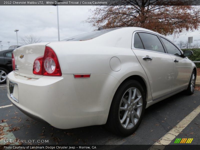 White Diamond Tricoat / Cocoa/Cashmere 2012 Chevrolet Malibu LTZ