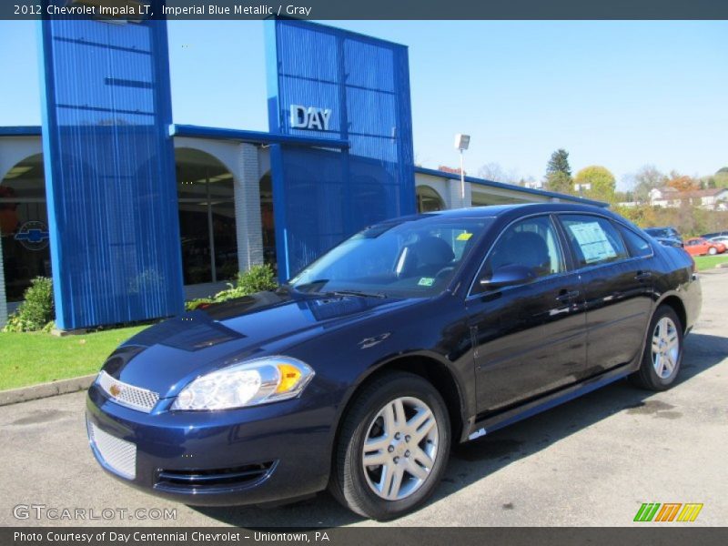 Imperial Blue Metallic / Gray 2012 Chevrolet Impala LT