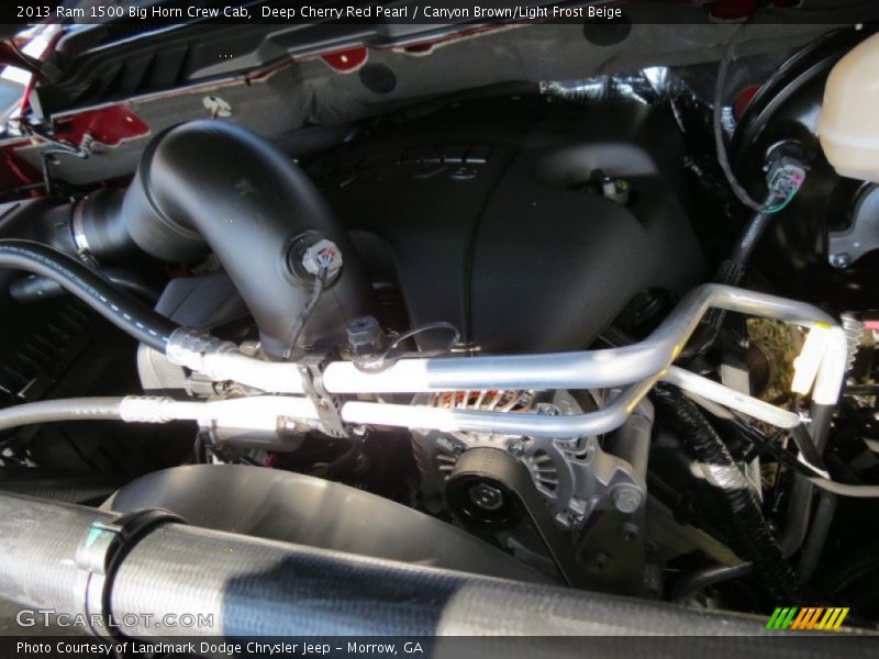 Deep Cherry Red Pearl / Canyon Brown/Light Frost Beige 2013 Ram 1500 Big Horn Crew Cab