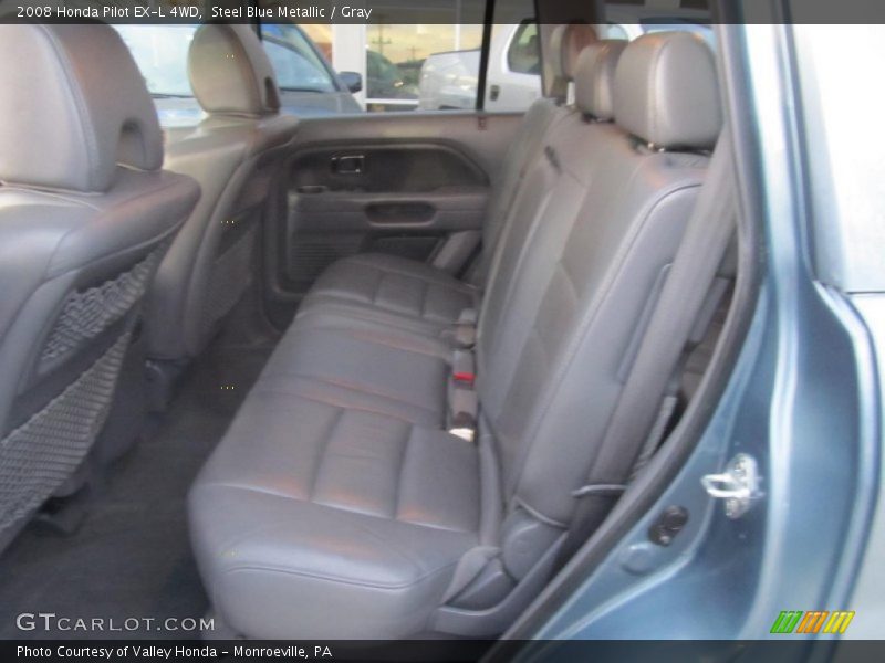 Steel Blue Metallic / Gray 2008 Honda Pilot EX-L 4WD