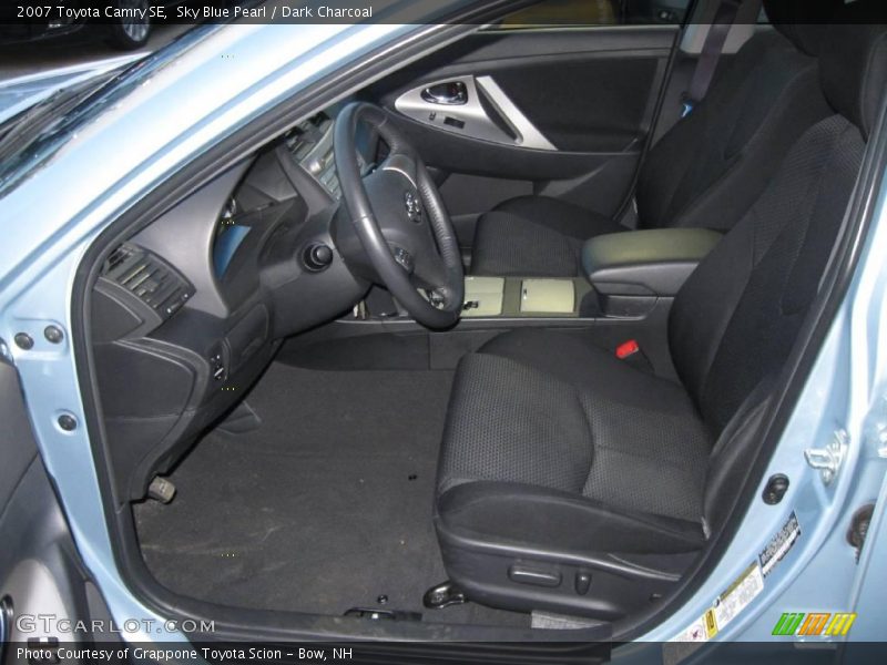 Sky Blue Pearl / Dark Charcoal 2007 Toyota Camry SE