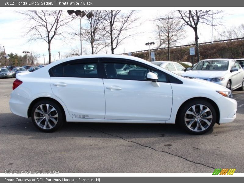 Taffeta White / Black 2012 Honda Civic Si Sedan