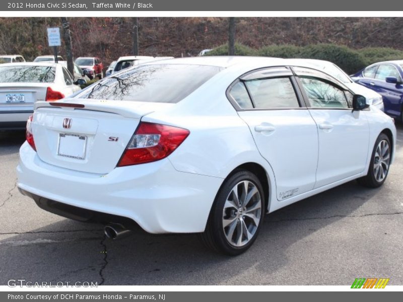 Taffeta White / Black 2012 Honda Civic Si Sedan