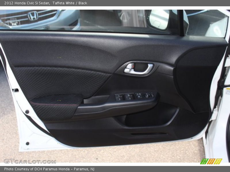 Taffeta White / Black 2012 Honda Civic Si Sedan