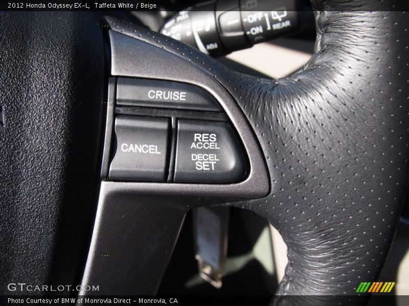 Taffeta White / Beige 2012 Honda Odyssey EX-L