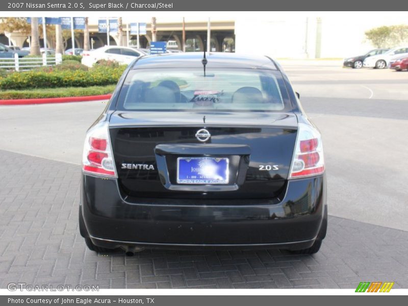 Super Black / Charcoal/Steel 2007 Nissan Sentra 2.0 S