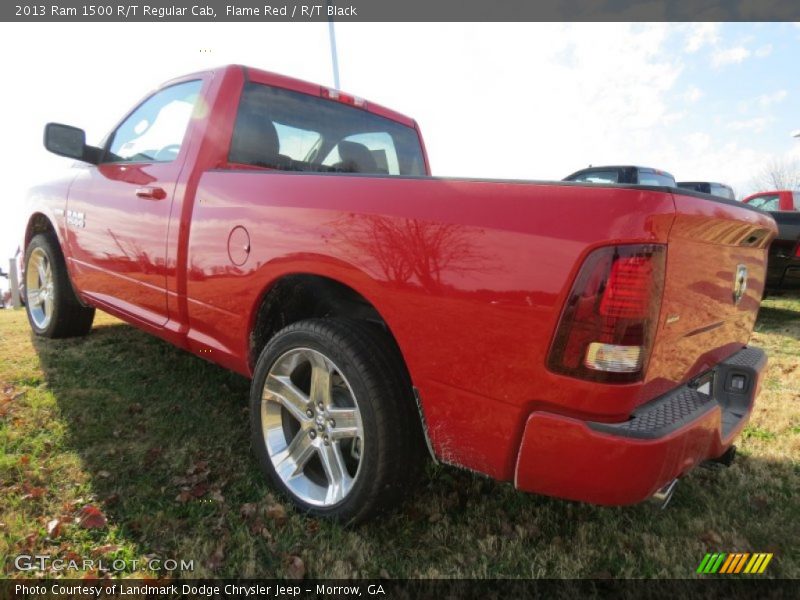 Flame Red / R/T Black 2013 Ram 1500 R/T Regular Cab