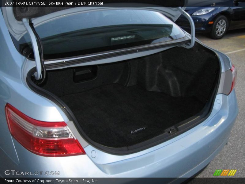 Sky Blue Pearl / Dark Charcoal 2007 Toyota Camry SE