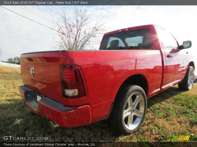 Flame Red / R/T Black 2013 Ram 1500 R/T Regular Cab