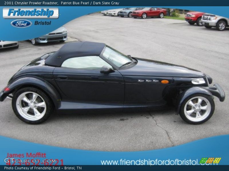 Patriot Blue Pearl / Dark Slate Gray 2001 Chrysler Prowler Roadster