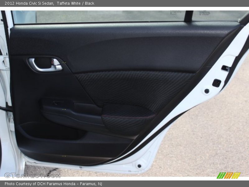 Taffeta White / Black 2012 Honda Civic Si Sedan