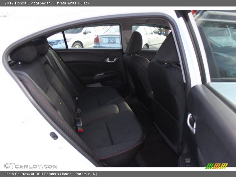 Taffeta White / Black 2012 Honda Civic Si Sedan