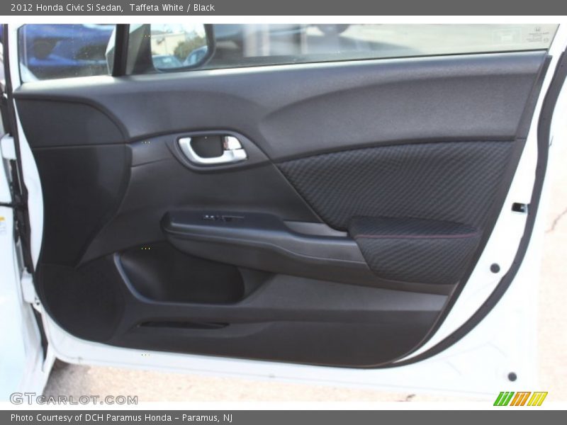 Taffeta White / Black 2012 Honda Civic Si Sedan