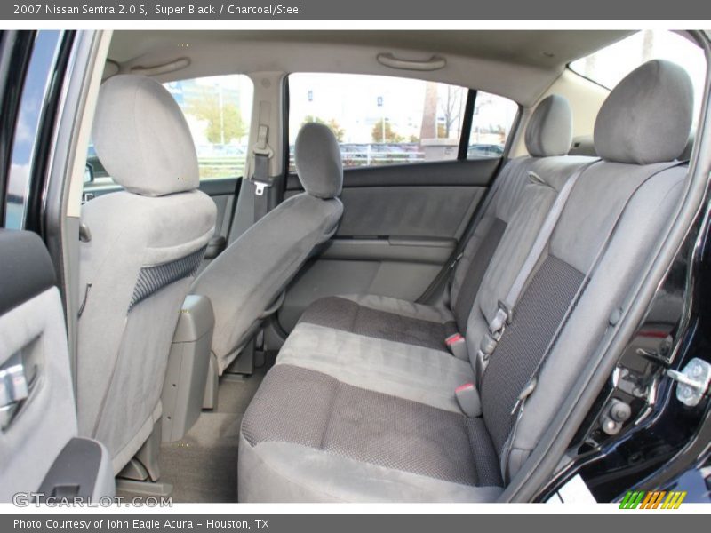 Super Black / Charcoal/Steel 2007 Nissan Sentra 2.0 S