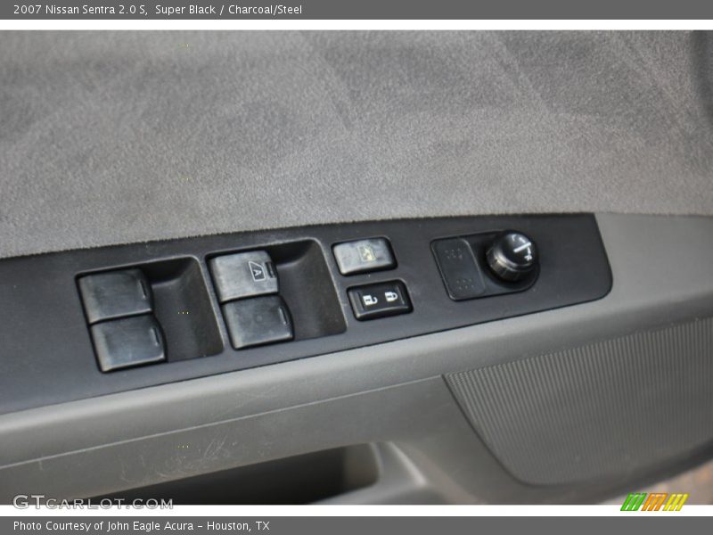 Super Black / Charcoal/Steel 2007 Nissan Sentra 2.0 S