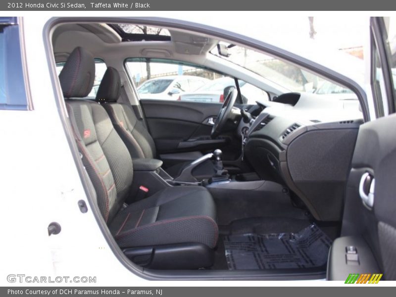 Taffeta White / Black 2012 Honda Civic Si Sedan