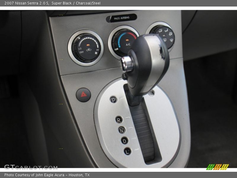 Super Black / Charcoal/Steel 2007 Nissan Sentra 2.0 S
