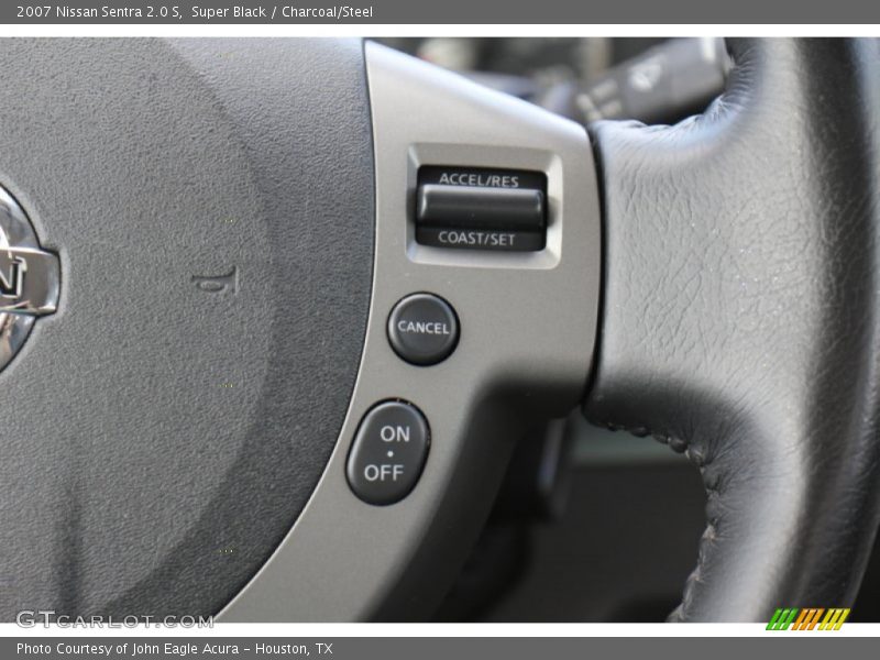 Super Black / Charcoal/Steel 2007 Nissan Sentra 2.0 S