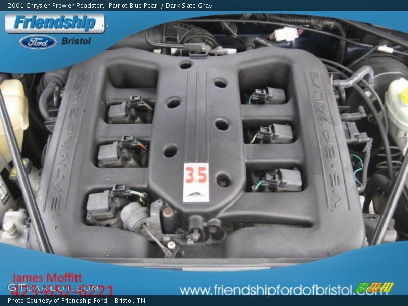 Patriot Blue Pearl / Dark Slate Gray 2001 Chrysler Prowler Roadster