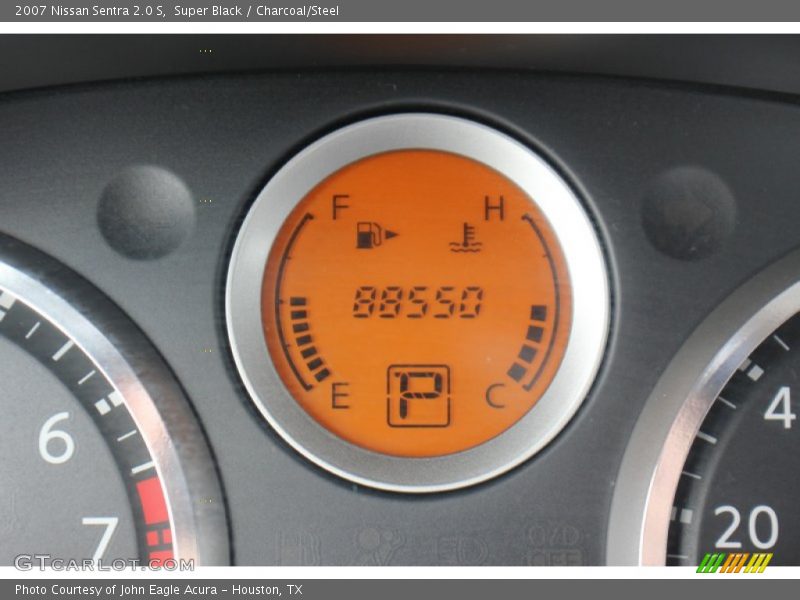 Super Black / Charcoal/Steel 2007 Nissan Sentra 2.0 S