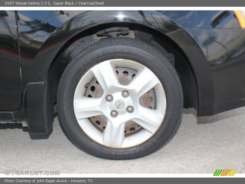 Super Black / Charcoal/Steel 2007 Nissan Sentra 2.0 S