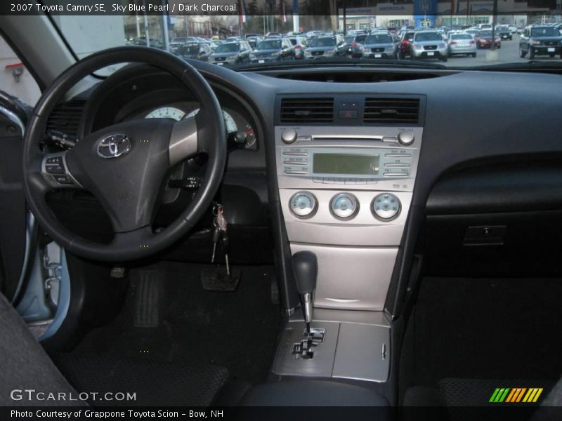 Sky Blue Pearl / Dark Charcoal 2007 Toyota Camry SE