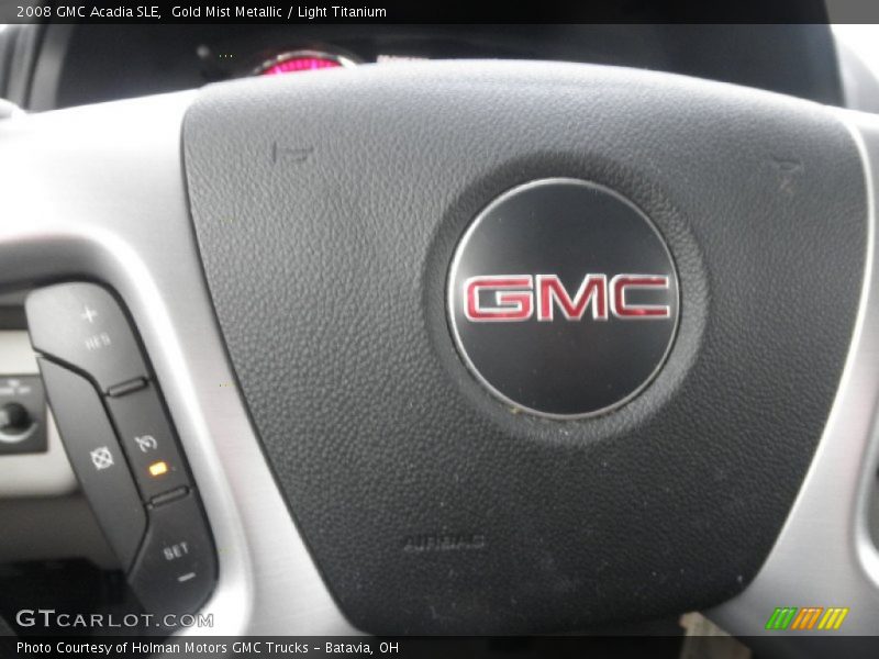 Gold Mist Metallic / Light Titanium 2008 GMC Acadia SLE