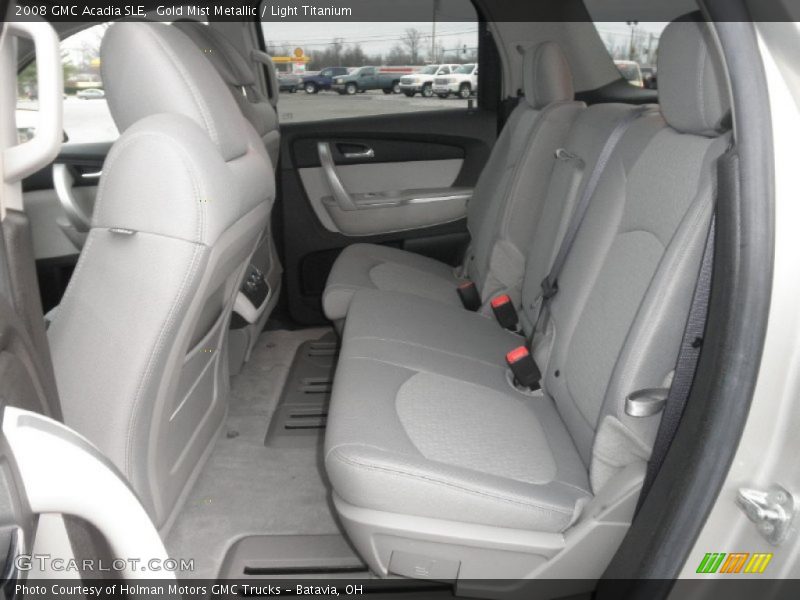 Gold Mist Metallic / Light Titanium 2008 GMC Acadia SLE