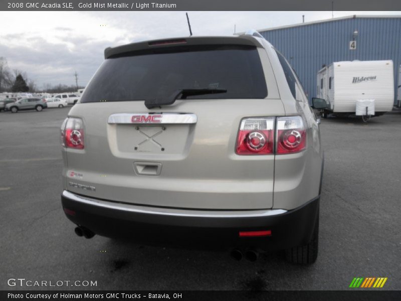 Gold Mist Metallic / Light Titanium 2008 GMC Acadia SLE