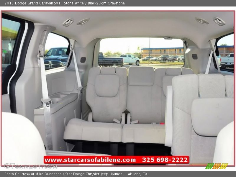 Stone White / Black/Light Graystone 2013 Dodge Grand Caravan SXT