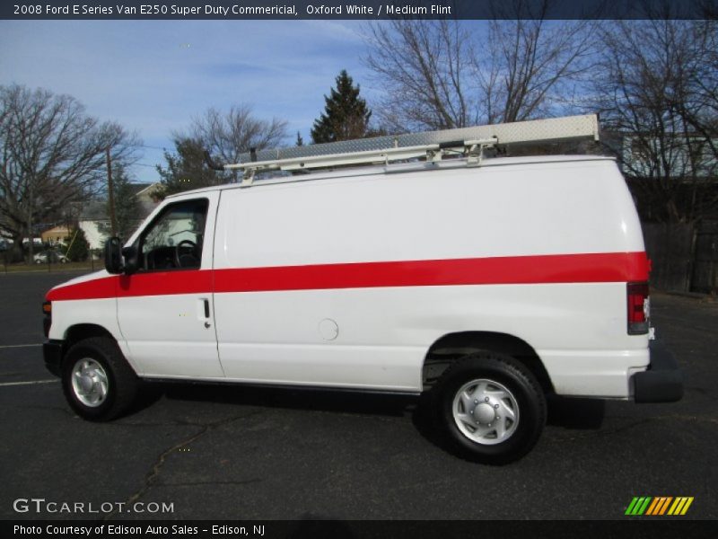 Oxford White / Medium Flint 2008 Ford E Series Van E250 Super Duty Commericial