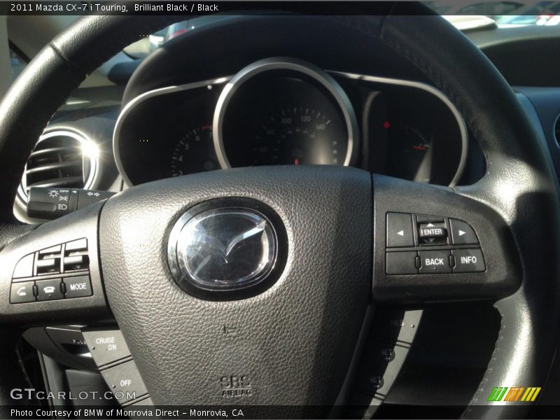 Brilliant Black / Black 2011 Mazda CX-7 i Touring