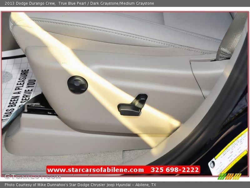True Blue Pearl / Dark Graystone/Medium Graystone 2013 Dodge Durango Crew