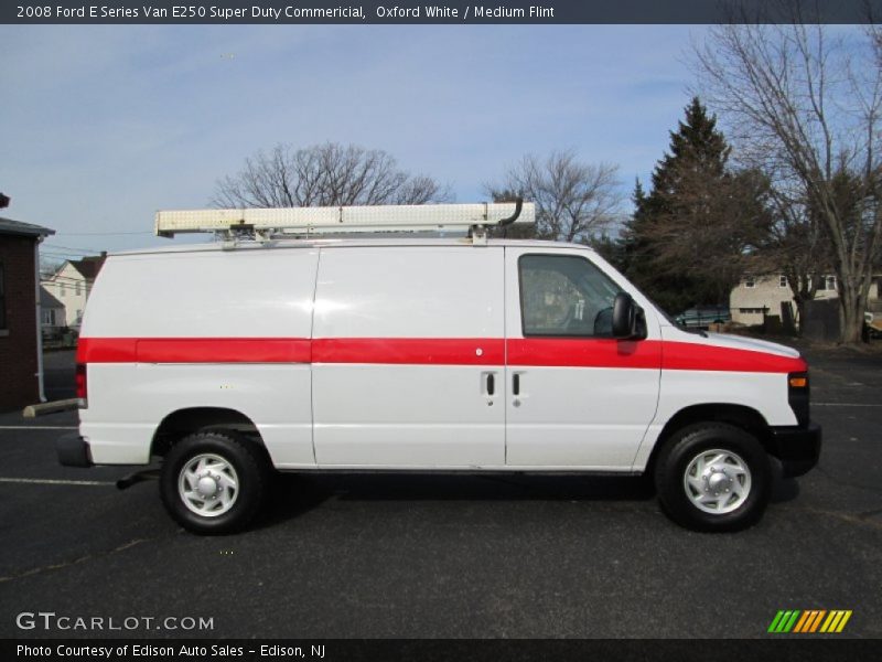 Oxford White / Medium Flint 2008 Ford E Series Van E250 Super Duty Commericial