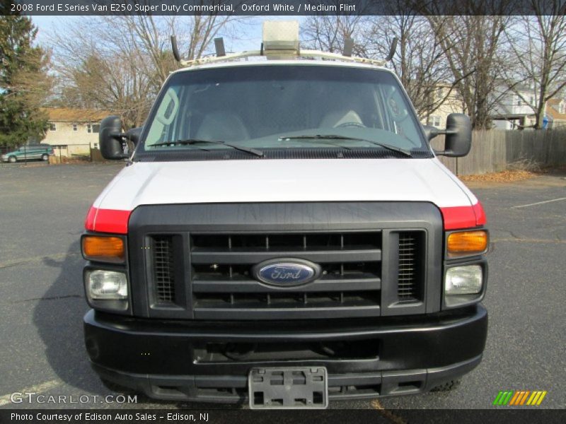Oxford White / Medium Flint 2008 Ford E Series Van E250 Super Duty Commericial