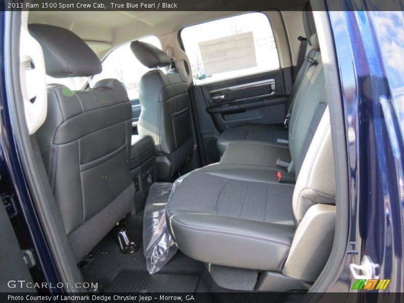 True Blue Pearl / Black 2013 Ram 1500 Sport Crew Cab