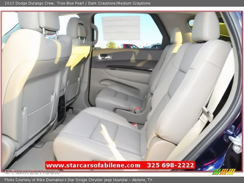 True Blue Pearl / Dark Graystone/Medium Graystone 2013 Dodge Durango Crew