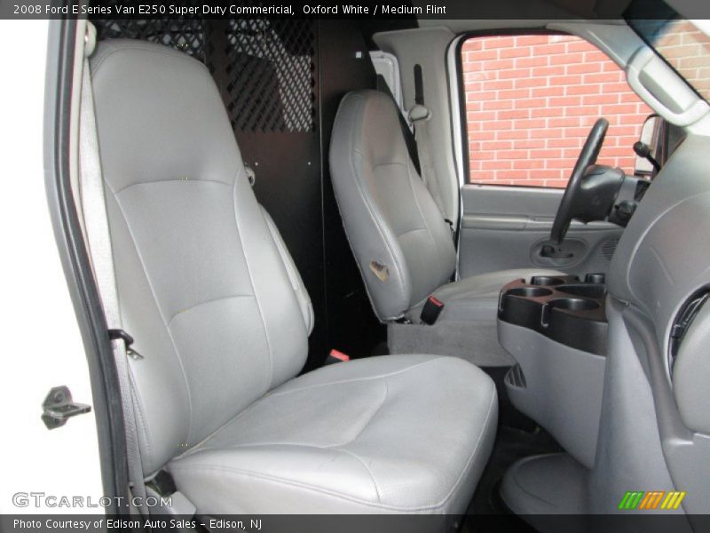 Oxford White / Medium Flint 2008 Ford E Series Van E250 Super Duty Commericial