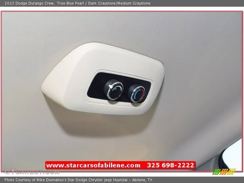True Blue Pearl / Dark Graystone/Medium Graystone 2013 Dodge Durango Crew