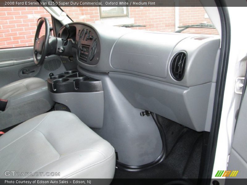 Oxford White / Medium Flint 2008 Ford E Series Van E250 Super Duty Commericial
