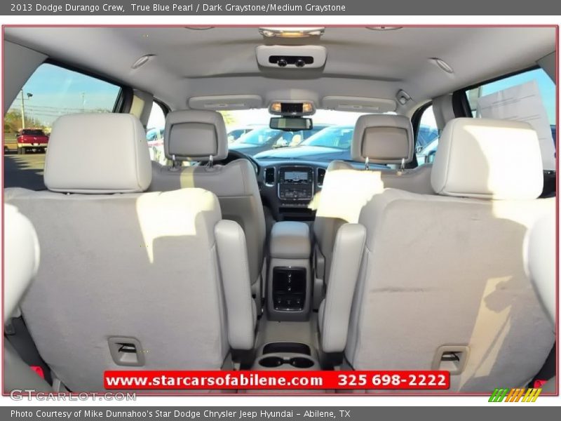 True Blue Pearl / Dark Graystone/Medium Graystone 2013 Dodge Durango Crew