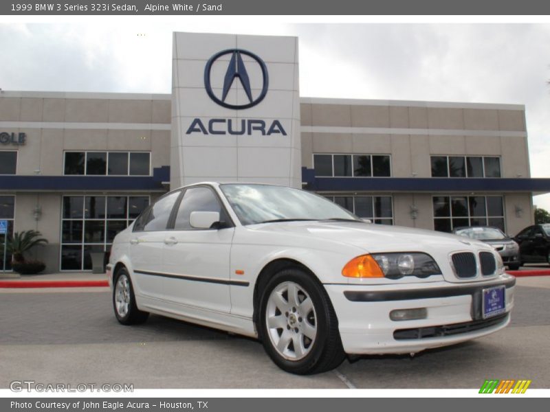 Alpine White / Sand 1999 BMW 3 Series 323i Sedan