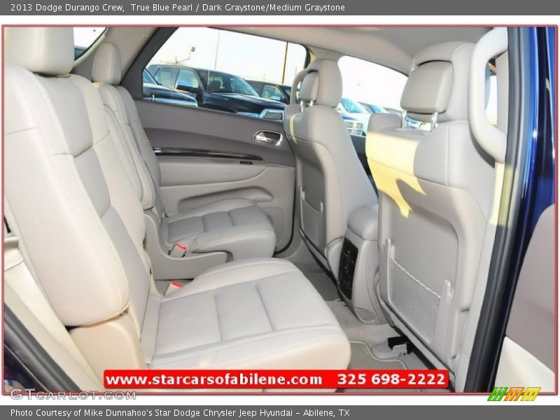 True Blue Pearl / Dark Graystone/Medium Graystone 2013 Dodge Durango Crew