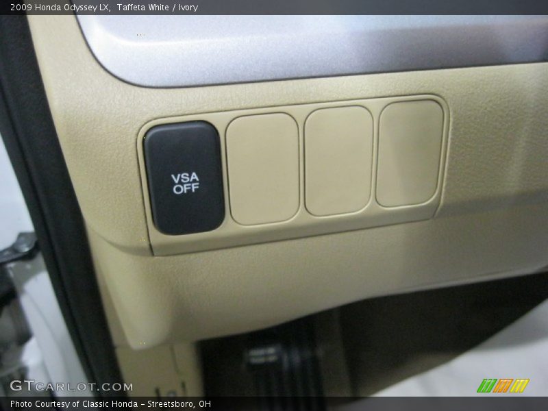 Taffeta White / Ivory 2009 Honda Odyssey LX