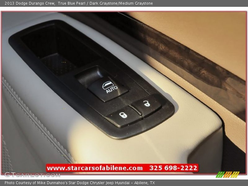 True Blue Pearl / Dark Graystone/Medium Graystone 2013 Dodge Durango Crew