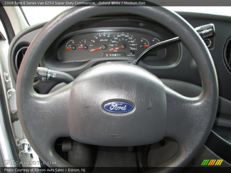 Oxford White / Medium Flint 2008 Ford E Series Van E250 Super Duty Commericial
